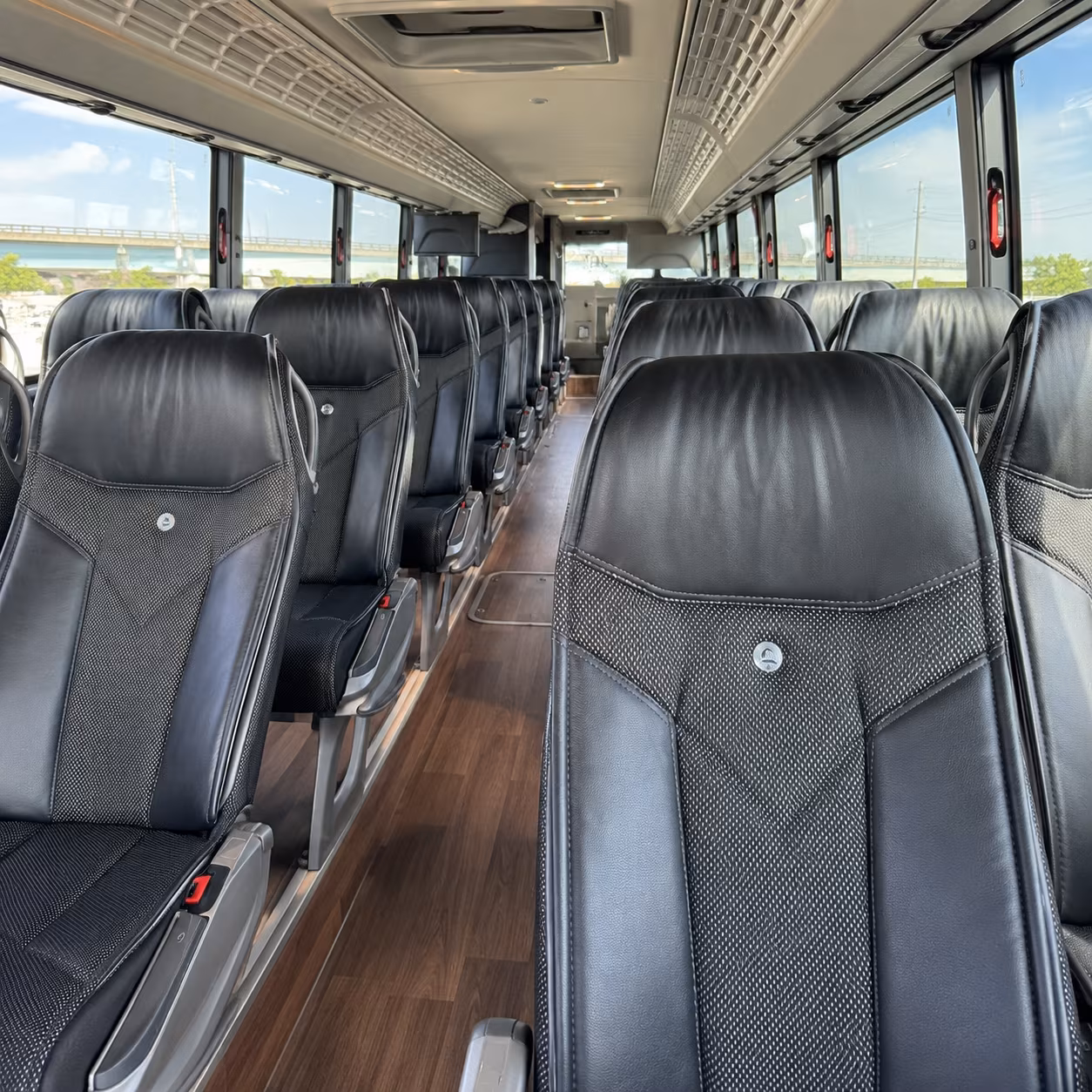 tuscaloosa charter bus interior