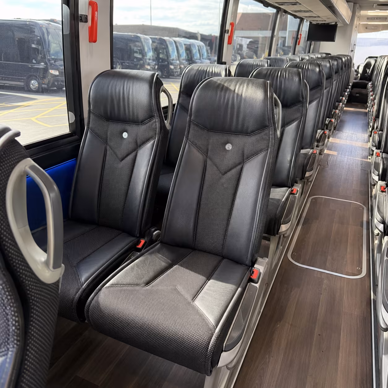 tuscaloosa charter bus rental interior