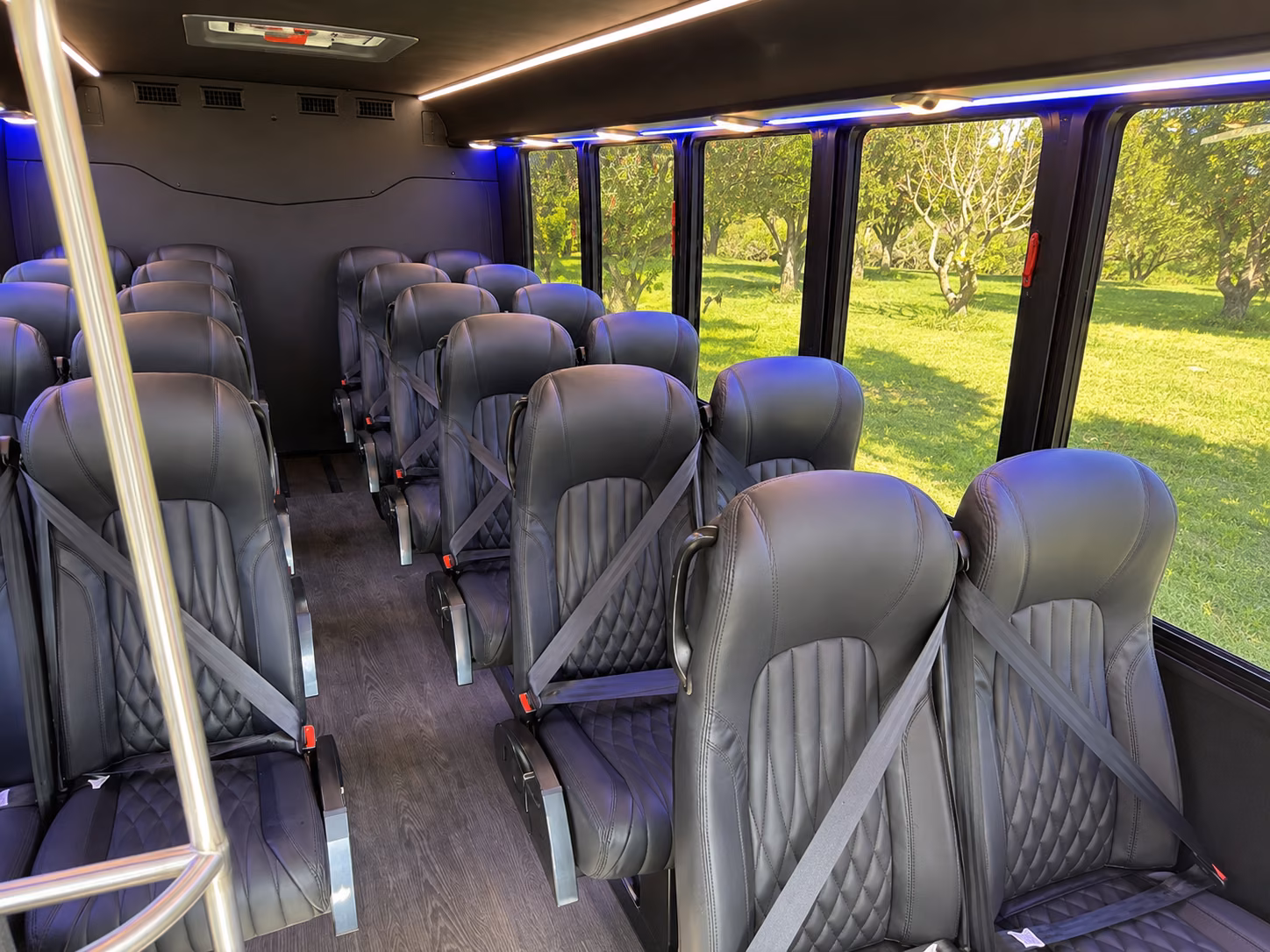 tuscaloosa sporting event transportation onboard seating