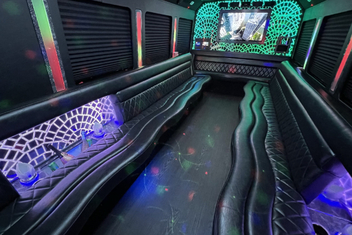 Tuscaloosa Limo Bus Interior